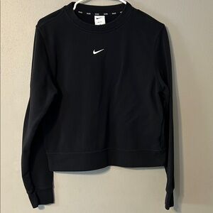 Nike Women's Classic Black Crewneck Sweatshirt